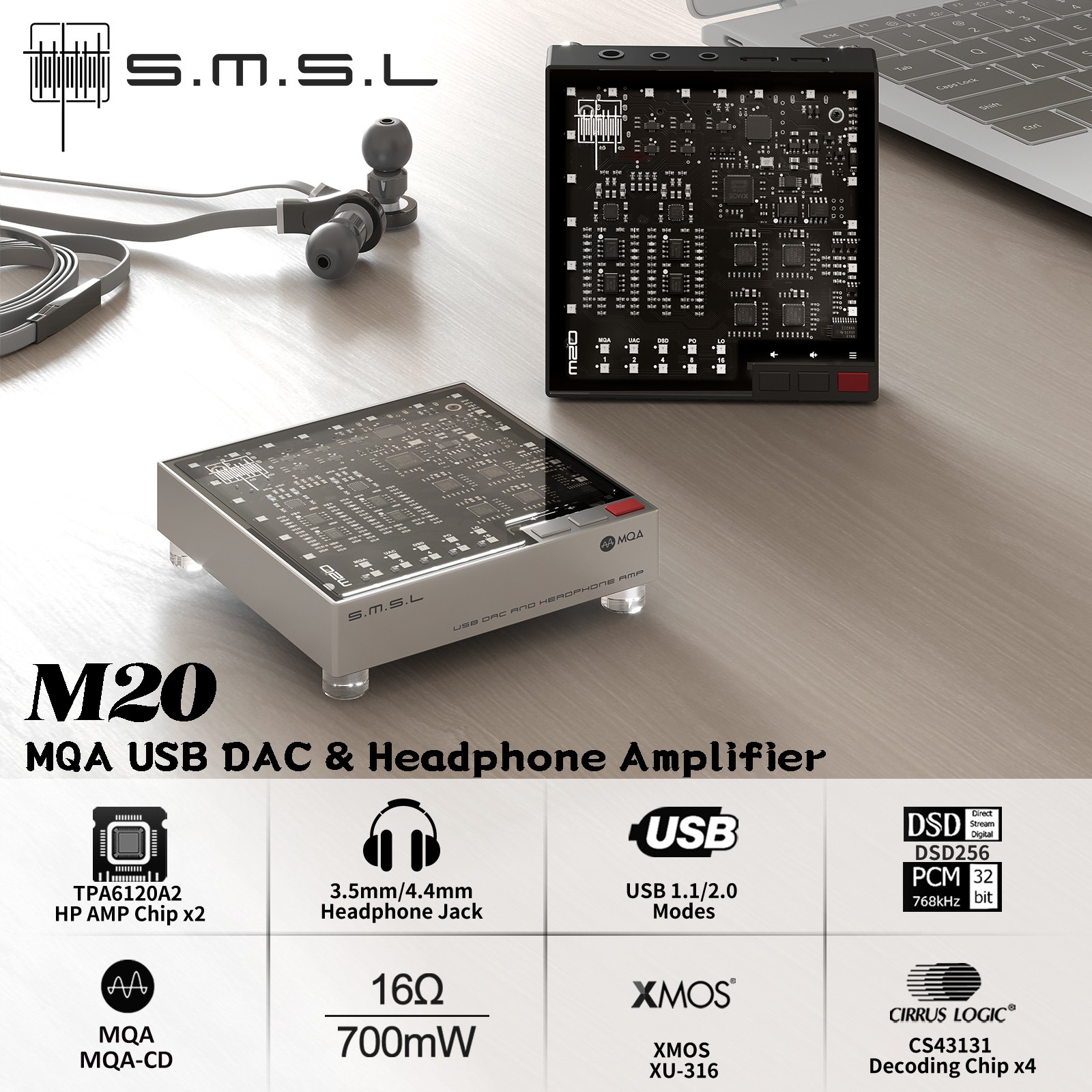 SMSL M20 Yüksek Çözünürlüklü O - Android Tablet Gaming Accessories incelemesi ve fiyatı